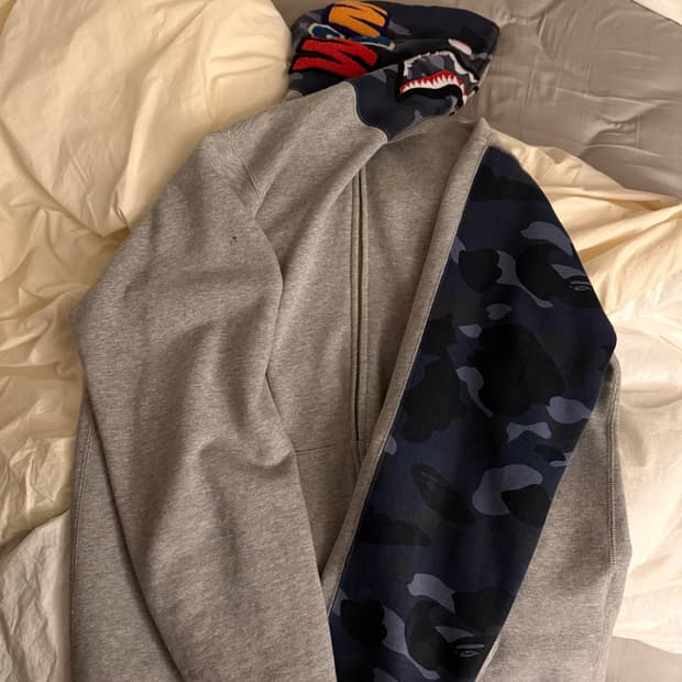 베이프 후드집업 m