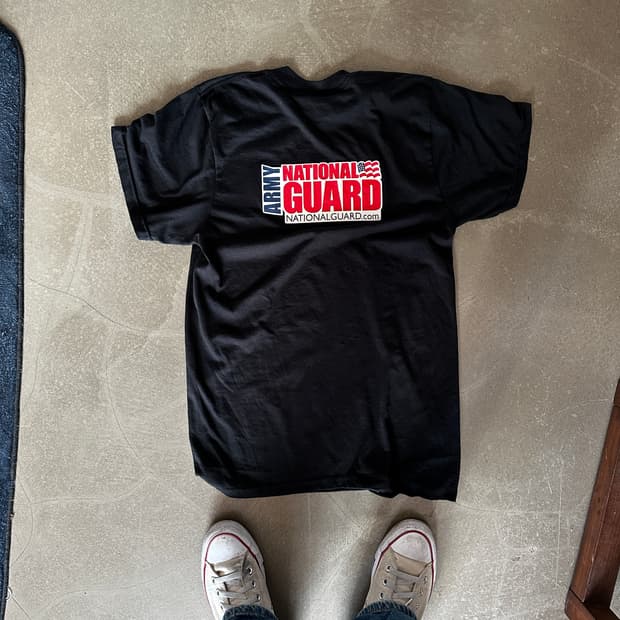ARMY NATIONAL GUARD 프린팅 티셔츠