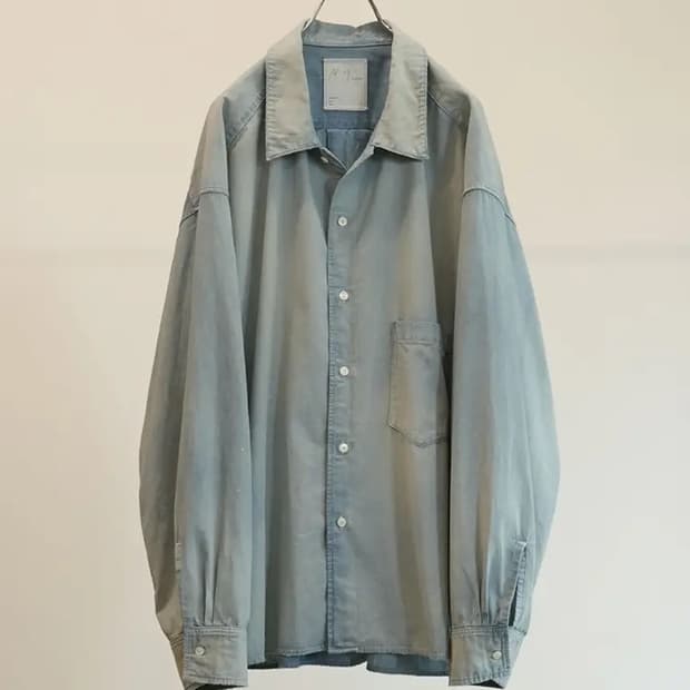 안셀름 aging chambray shirt 3사이즈