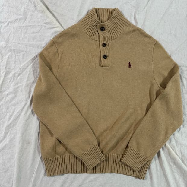 폴로 랄프로렌 버튼업 니트 