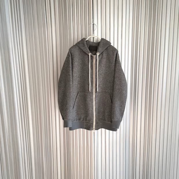 Alexander Wang wool hoodie zip-up