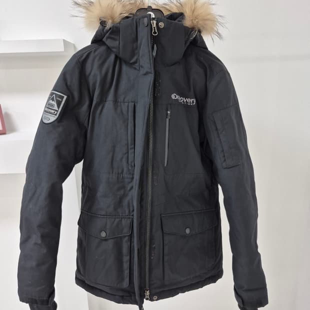 디스커버리 정품 오리털패딩 사이즈90 실사이즈 95