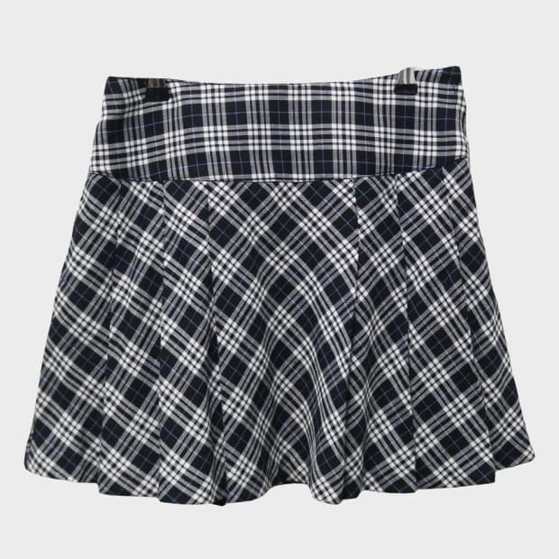 SIRMIONE 체크 플리츠 스커트 63484
