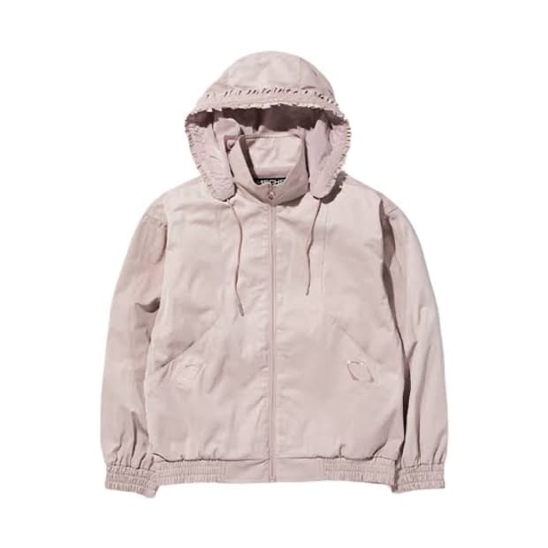 미스치프 보닛 후디 자켓 핑크 베이지 M 바람막이