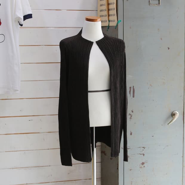 SPECCHIO PLEATS 플리츠 가디건 (여성용 40)