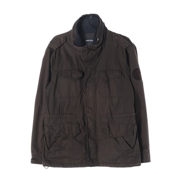 UNIONBAY 다크 브라운 M65 필드 자켓 XL