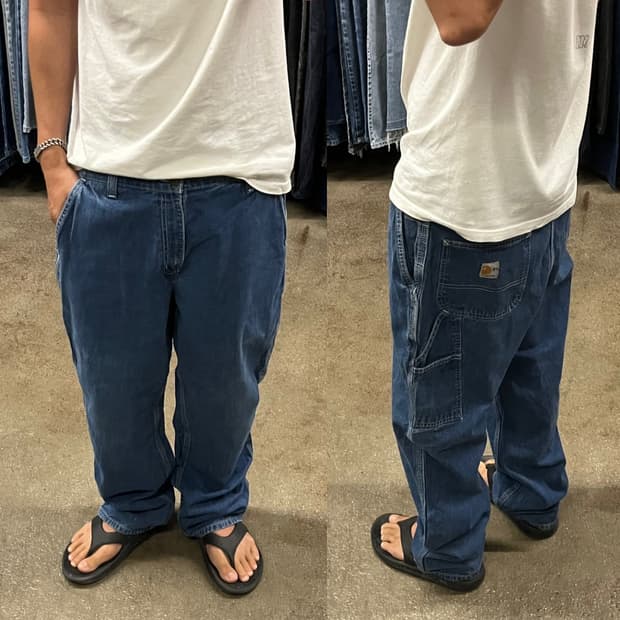 칼하트 FR 데님 카펜터 팬츠 (35“)