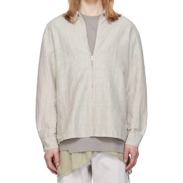 [xl] 포스트아카이브팩션(파프) 8.0 셔츠 라이트 아이보리