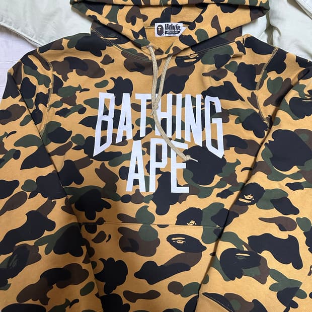 베이프 NYC 황계 후드티 2XL