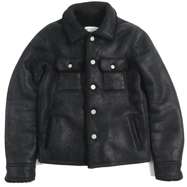 마르지엘라 무스탕 시어링 자켓 50