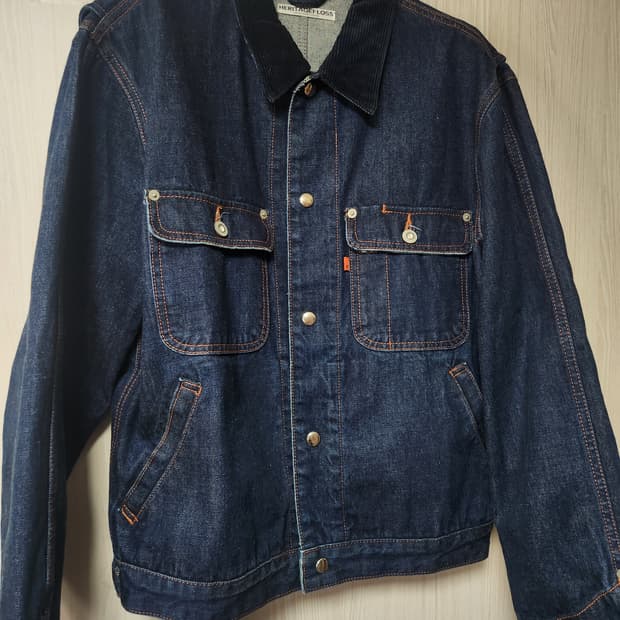 헤리티지플로스 17fw 데님자켓 M