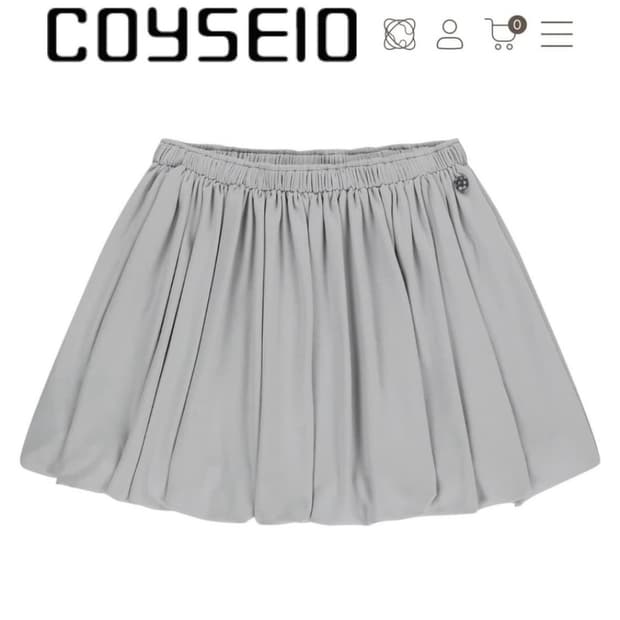 구해요) 코이세이오 038 펌킨스커트 그레이 S/M