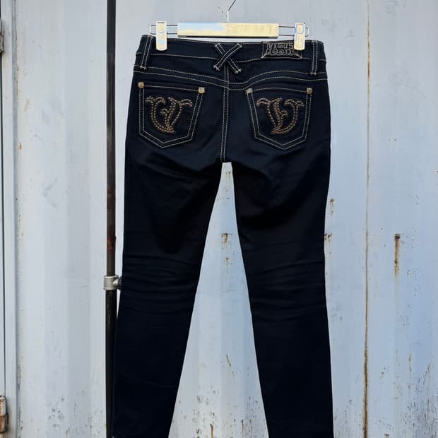 Stitch Denim Skinny Jeans