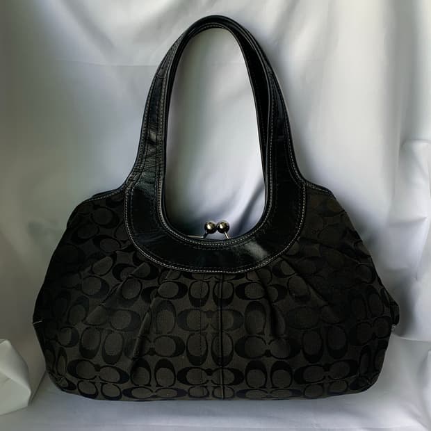 🖤🐈⬛ Coach 코치 올블랙 숄더백