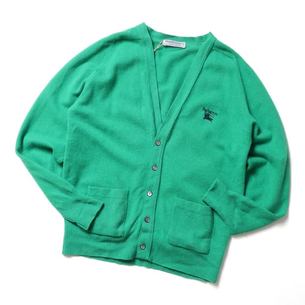 버버리 Burberrys Logo Embroidered Cardigan