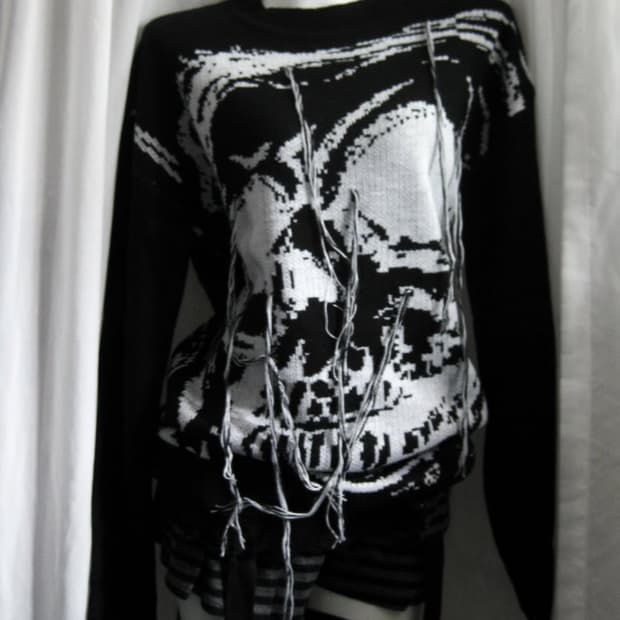 Kill star skull knit