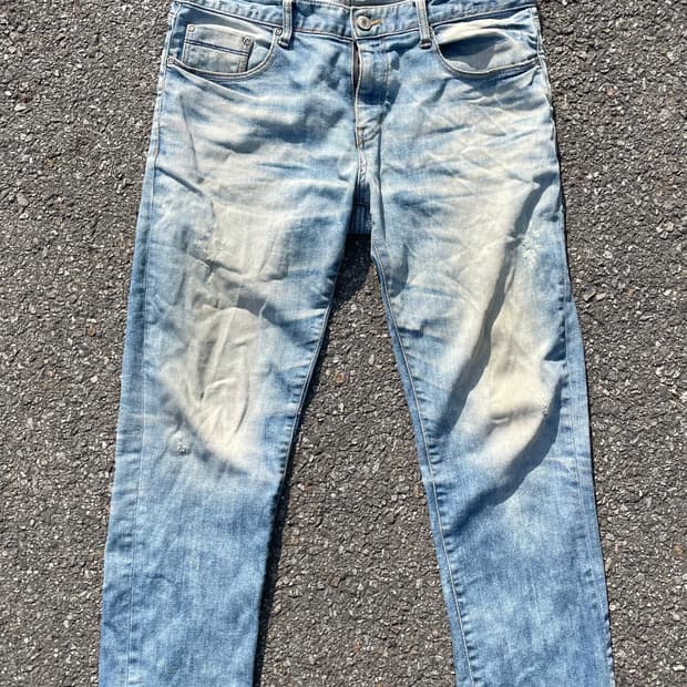 지오다노 빈티지 페이딩 스키니진