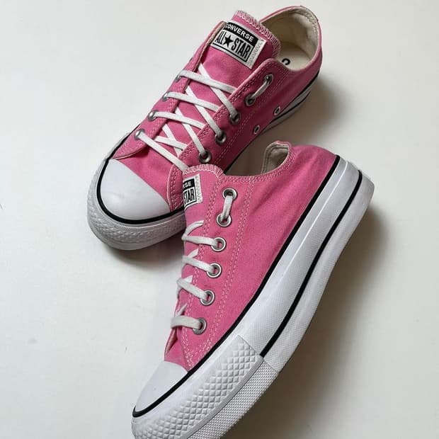 컨버스 척테일러 올스타 핑크 스니커즈 Q1403