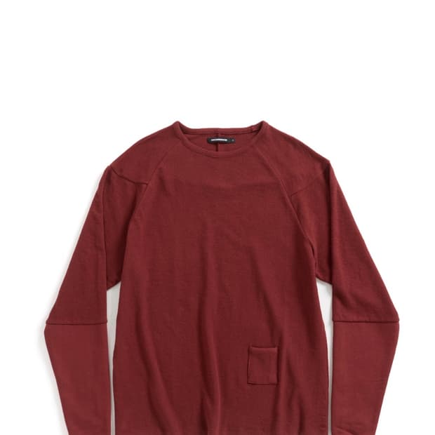 해칭룸 Incision Tee 다크 레드 M