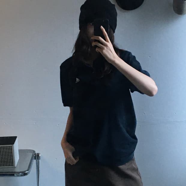 아디다스 삼선로고 피케티