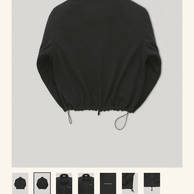 스무드무드 플리스 차콜컬러