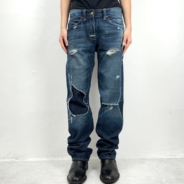 7 For All Mankind RHIGBY Distressed Repa