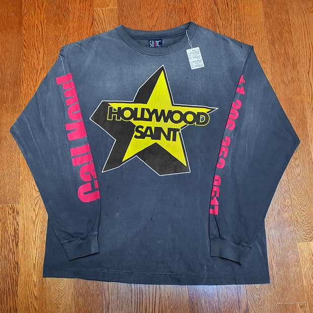 [XL] 세인트미카엘 할리우드 롱슬리브 블랙