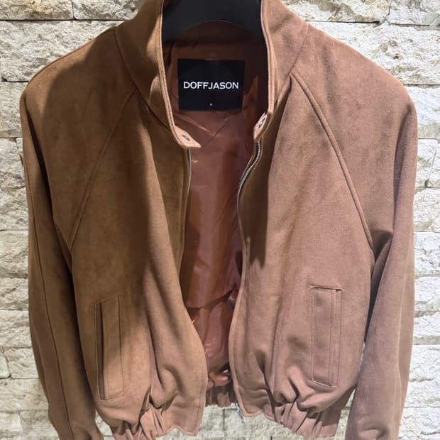 도프제이슨 풀업 스웨이드 해링턴 자켓 M