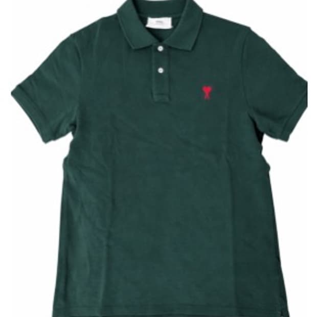 (XL) AMI POLO 반팔 그린