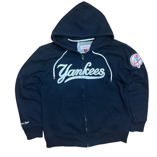 뉴욕 양키스 mitchell and ness 미챌앤네스 후드집업