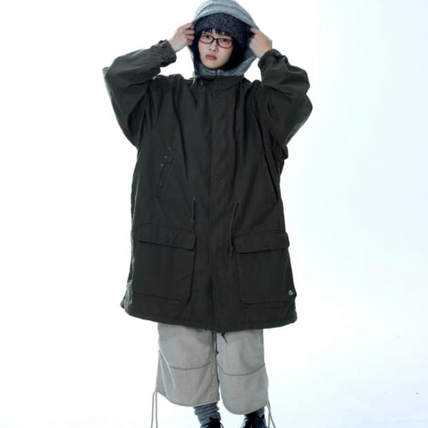 코이세이오 워시드 밀리터리 자켓 카키 야상 판매