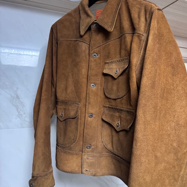 rrl 러프아웃 스웨이드 M사이즈 판매/교환