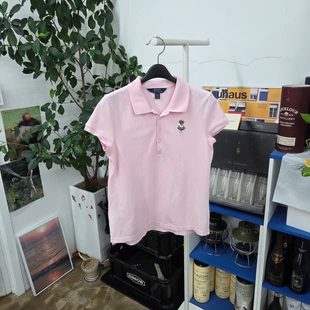 폴로랄프로렌 여아 피케 칼라 반팔티셔츠 L/12-14