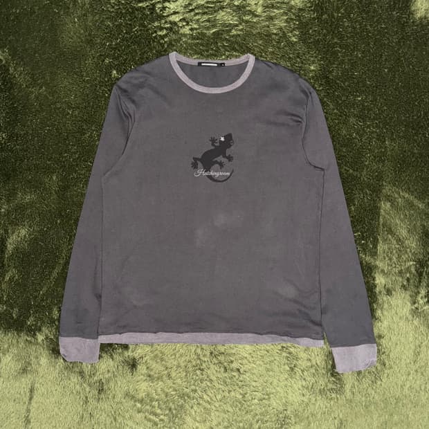 [4] Hatchingroom 해칭룸 리자드 링거티 롱슬리브 챠콜