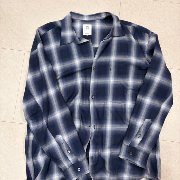 폴리테루 옴브레 셔츠 블루 4사이즈