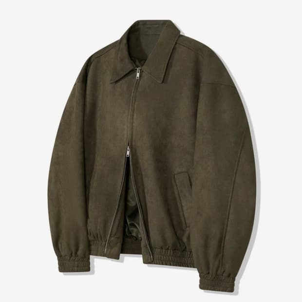 스탠다드에러 스웨이드 블루종 자켓 팝니다