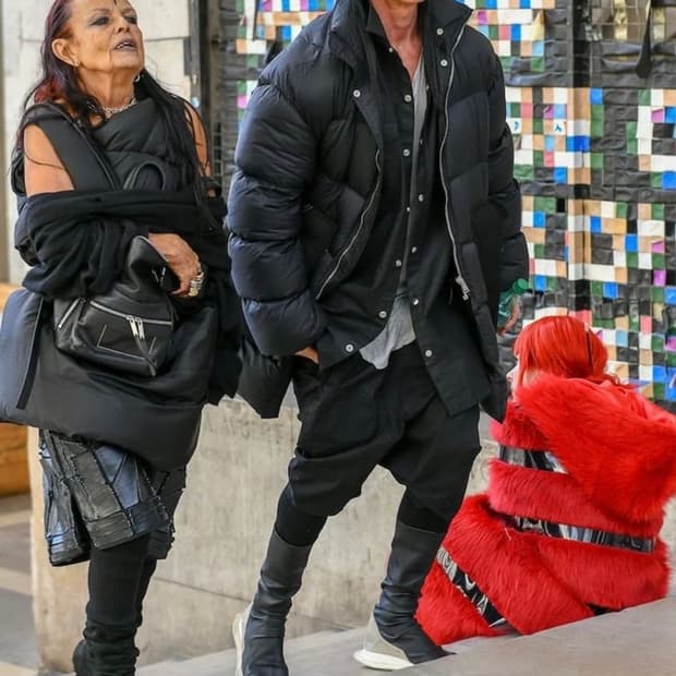 Rick owens 19 F/W레더포켓 다운패딩 50