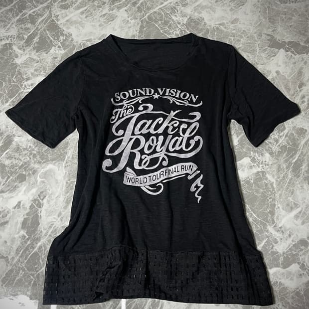 (Japanese vintage)sound vision sleeve t