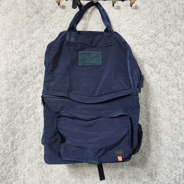 J453 포터 X S/DOUBLE 빅사이즈 백팩 네이비