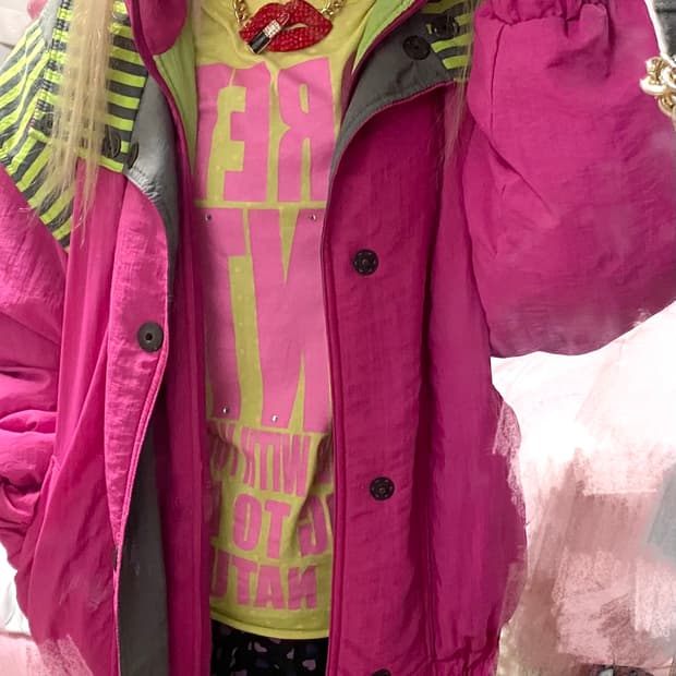 빈티지 푸마 패딩 하라주쿠 y2k 갸루 일본 재팬