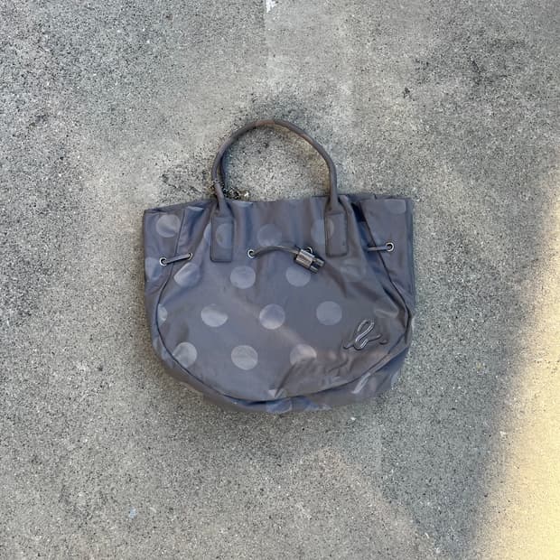 AGNES. B  도트 토트백