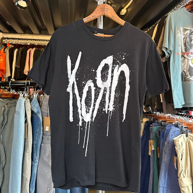 콘 Korn 락밴드 프린팅 티셔츠