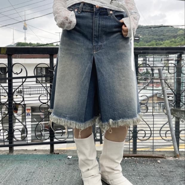 버뮤다 레이어드 팬츠