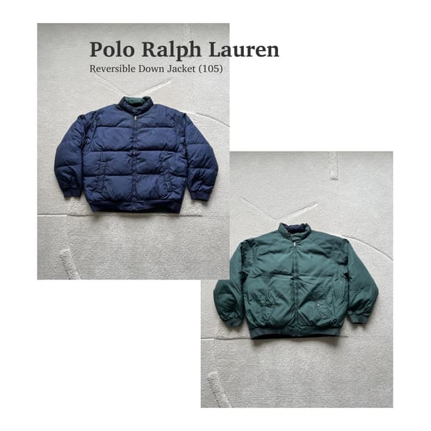 폴로 랄프로렌 리버시블 다운 패딩 (105)