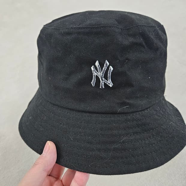 [M(59)] MLB 베이직 블랙 버킷햇 벙거지 모자 0116 Y1
