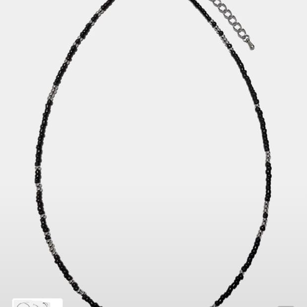 셉텐벌5 BLACK MULTI BIZ NECKLACE
