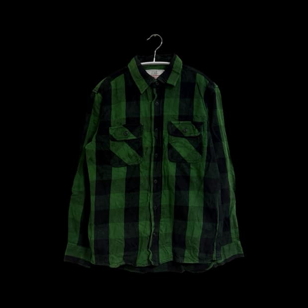 아비렉스 체크 셔츠