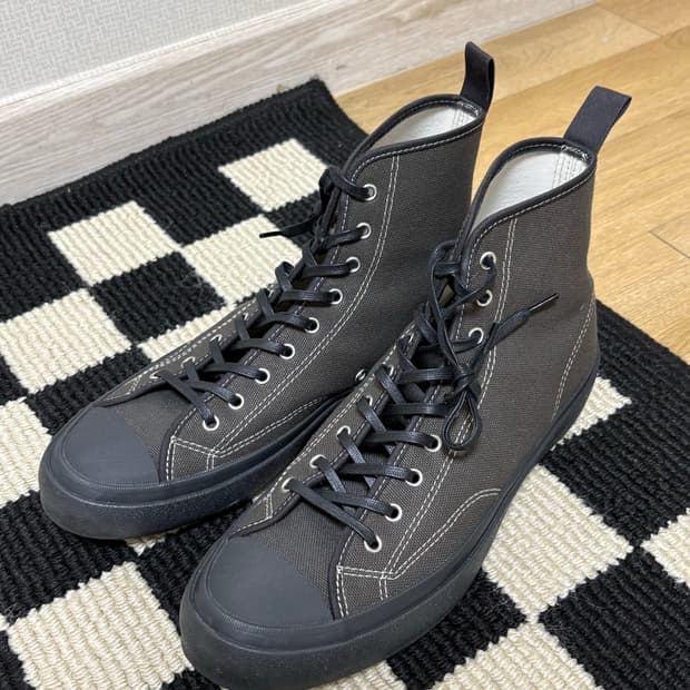 (260)문스타 하이바스켓 챠콜 저먼트레이너 둑슈즈