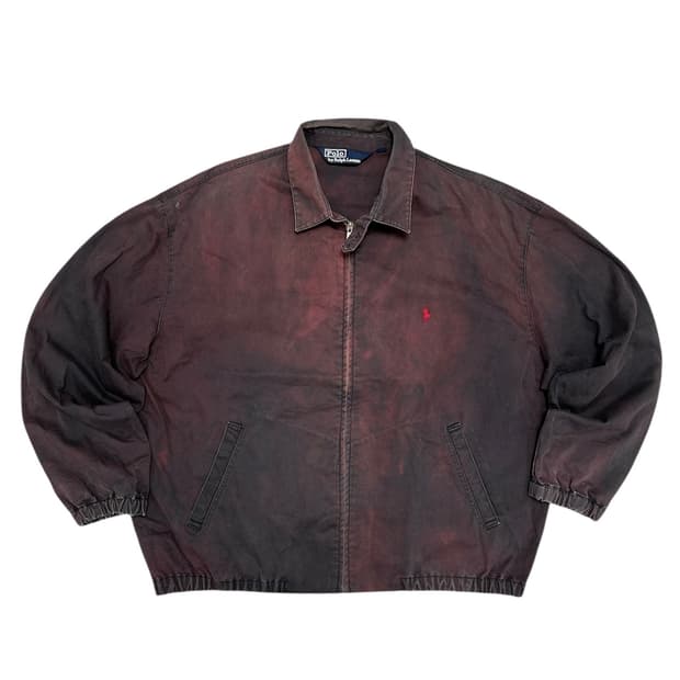 폴로 빈티지 워시드 페이딩 스윙톱자켓(100)