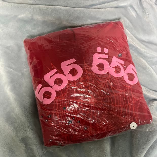 sp5der Red Hoodie 